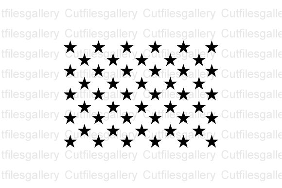 50 Stars SVG for Crafts and Graphics