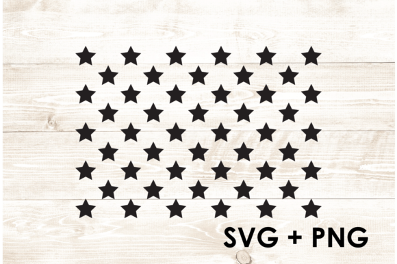 50 Stars USA American Flag SVG Graphics
