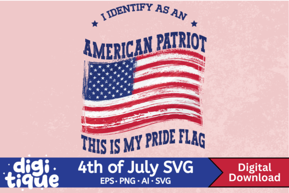 American Patriot Pride Flag 4th of July Graphics & Crafts
