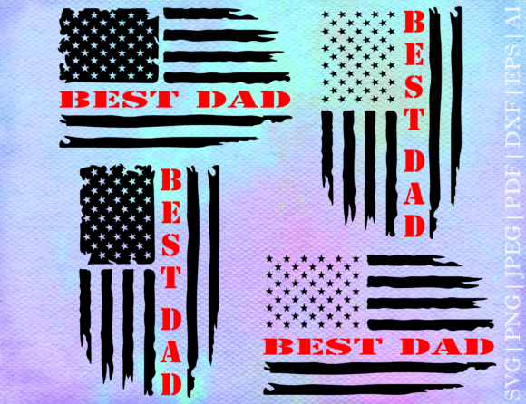 Best Dad Flag SVG: Graphics and Crafts for Creative Publishing