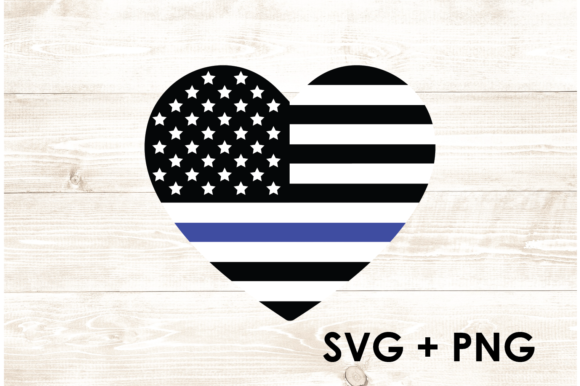 Blue Line USA American Flag