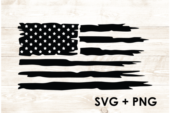 Distressed American USA Flag Graphics and Crafts