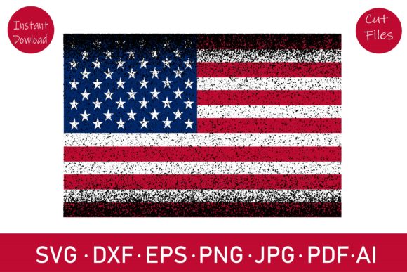 Distressed Flag, American Flag: Graphics and Crafts