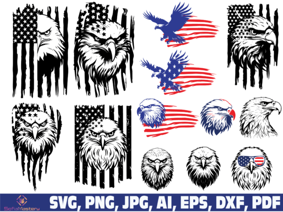 Eagle Usa American Flag, 4th of July Svg