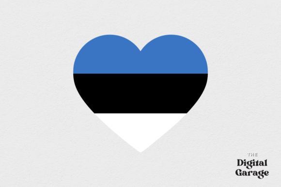 Estonia Flag, Estonia Heart SVG PNG