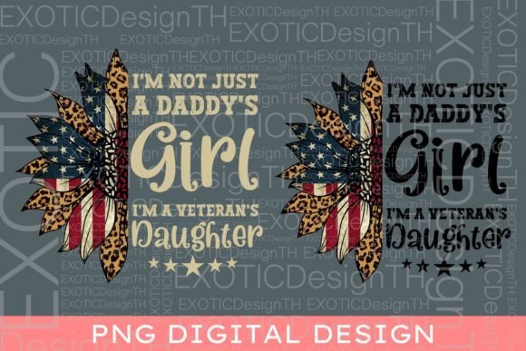 Graphics and Crafts: Veteran Daughter Sunflower USA Flag PNG