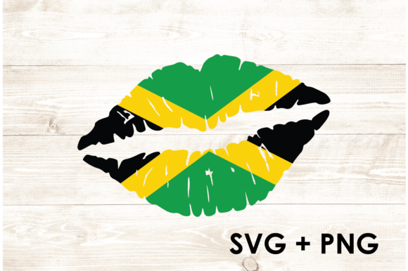 Jamaica Flag Jamaican Lips Graphics and Crafts