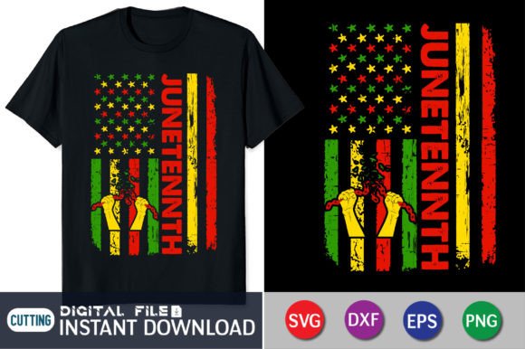 Juneteenth American Flag Shirt, USA Flag