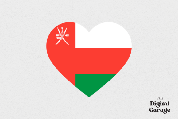 Oman Heart Flag, SVG PNG: Graphics & Crafts Asset Review