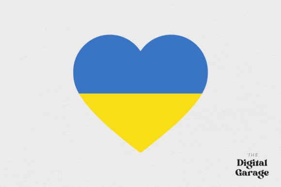 Ukraine Flag, Ukraine Heart SVG PNG: Graphics and Crafts for Branding