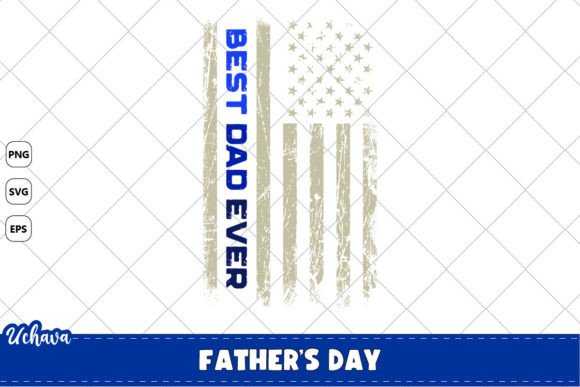 Vintage Best Dad Ever Svg, Usa Flag Png