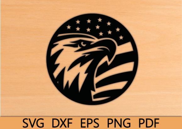 Wall Decoration Eagle Flag: Graphics and Crafts in Action